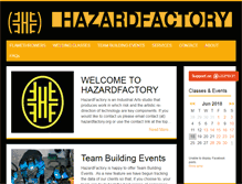 Tablet Screenshot of hazardfactory.org